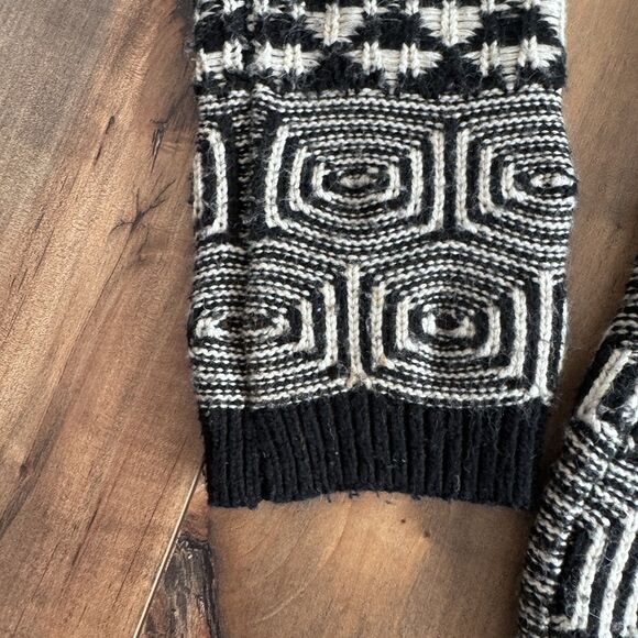 Antik Batik Knit Wool Blend Sweater Geometric Pattern Women’s Medium/40 France - Picture 9 of 10